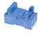 Finder 96.04SMA DIN -Rail/Panel mount screw terminal (Box Clamp) socket for 56.34 relay (blue), including Clip 096.71