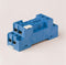 Finder 96.72.0SMA DIN -Rail/Panel mount screw terminal (Plate Clamp) socket for 56.32 relay (black), including Clip 094.71