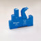 Finder 97.01.0 DIN -Rail/Panel mount screw terminal (Box Clamp) socket for 46.61 relay (black)