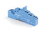 Finder 97.P1SPA Push-in socket for use with 46.61 relays,takes 99.02/86.20 modules, blue,supplied with 097.01 plastic retaining/release clip clip