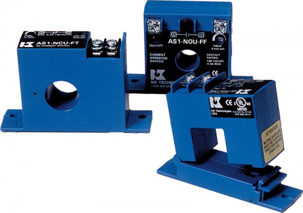 NK Tech AS1-NOU-SP-NL Adjustable Setpoint, 1.5-150 Amps, Top Terminals, w/o LED