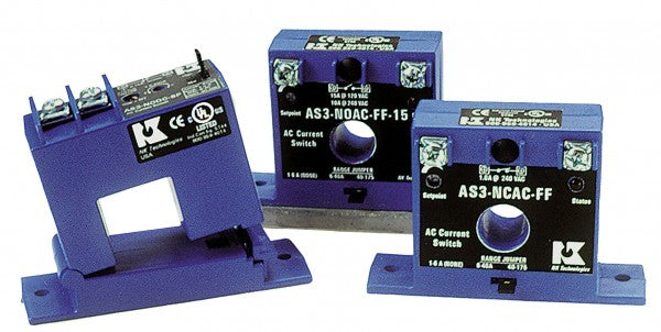 NK Tech AS3-AADC-FF  Adjustable Setpoint, 1-6, 6-40 & 40-175 Amp Ranges, Front Terminals, w/o LED