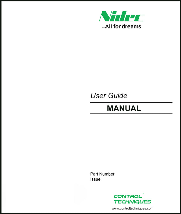 Nidec-Control Tech 3471-9842 Parallel control cable 1m (3.28ft) length