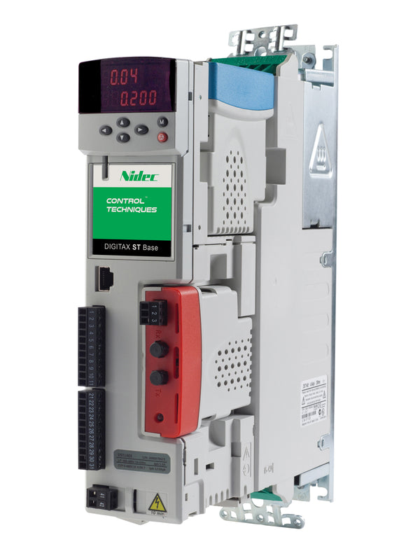 Nidec-Control Tech DST1401B Digitax ST Base Servo Drive without Keypad, 460VAC, Output Current 1.5Arms cont. 4.5Arms peak, Encoder Feedback