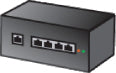 Nidec-Control Tech ETH-S8 Ethernet Industrial Switch, 8 Port, requires 24VDC external power supply (MLP-002-00)