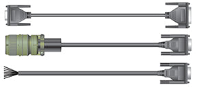 Nidec-Control Tech ENCO-100 Feedback Cable.  MS 10 pin connector at Encoder to flying leads, 100ft Length.  (SCSLD, EPC 25T, Marathon & Reliance HS35 Encoders)