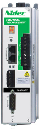 Nidec-Control Tech EP202-I00-ENR0 Epsilon EP Indexing Servo Drive, 230VAC, Output Current 2.2Arms cont. 4.4Arms peak, Encoder Feedback