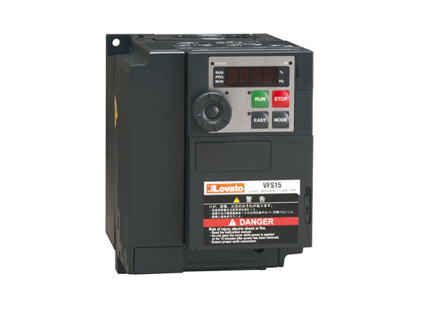 Lovato VFS154004PLW Three-phase supply 380-500VAC 50/60Hz. EMC suppressor built-in