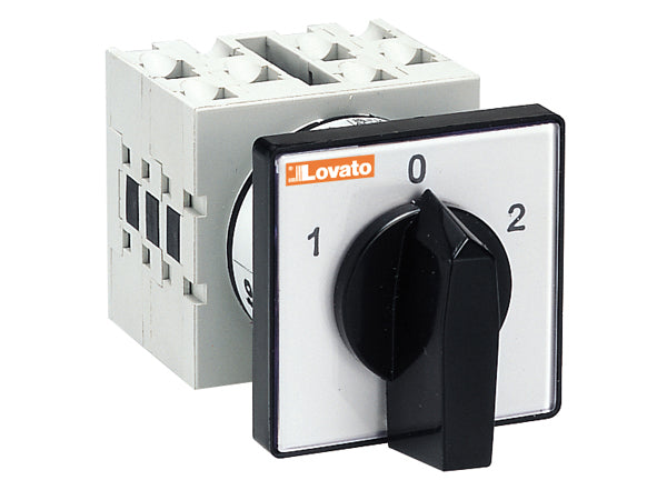 Lovato GX3252U U version front mount. Changeover switches with 0 position