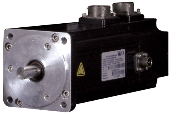 Control Techniques MGM-340-CBNS-0000 MG Servo Motor, 230VAC, 3" Frame, Metric Mounting Flange, 48 lb-in Cont. Torque, 3000 RPM Max Speed, MS Connectors, 24VDC Brake