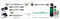 Nidec-Control Tech CMDX-005 Command Cable, Straight DB44M connectors on both ends, 5 ft Length (En, Epsilon, MDS to ECI-44)