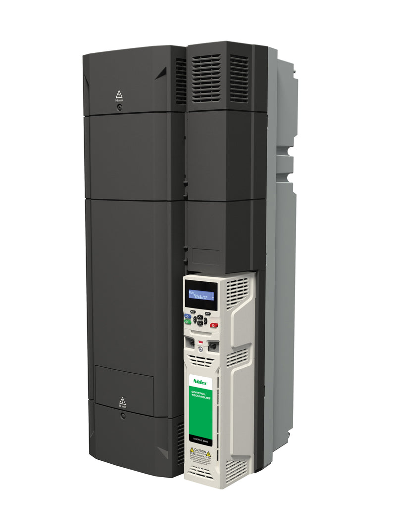 Control Techniques M600-08201160A10101AB100 Unidrive M600, No Keypad, 230VAC, Max Cont Output Current (hp): Normal Duty - 149A (50HP), Heavy Duty - 116A (40)