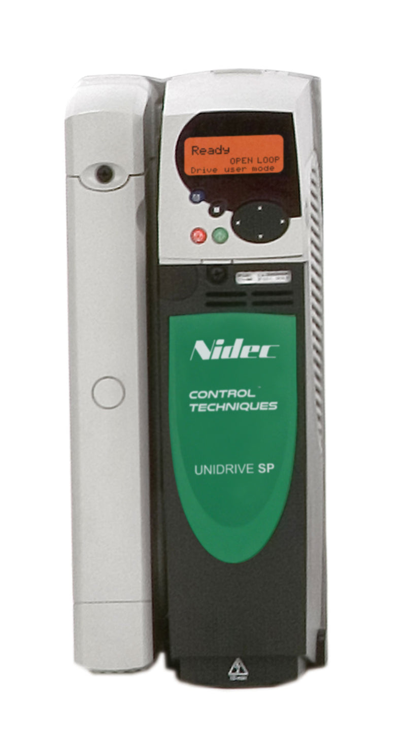 Control Techniques SP2203 Unidrive SP without Keypad, 230Vac, Max Cont Output Current (hp): Normal Duty - 28A (10hp), Heavy Duty - 25A (7.5hp)