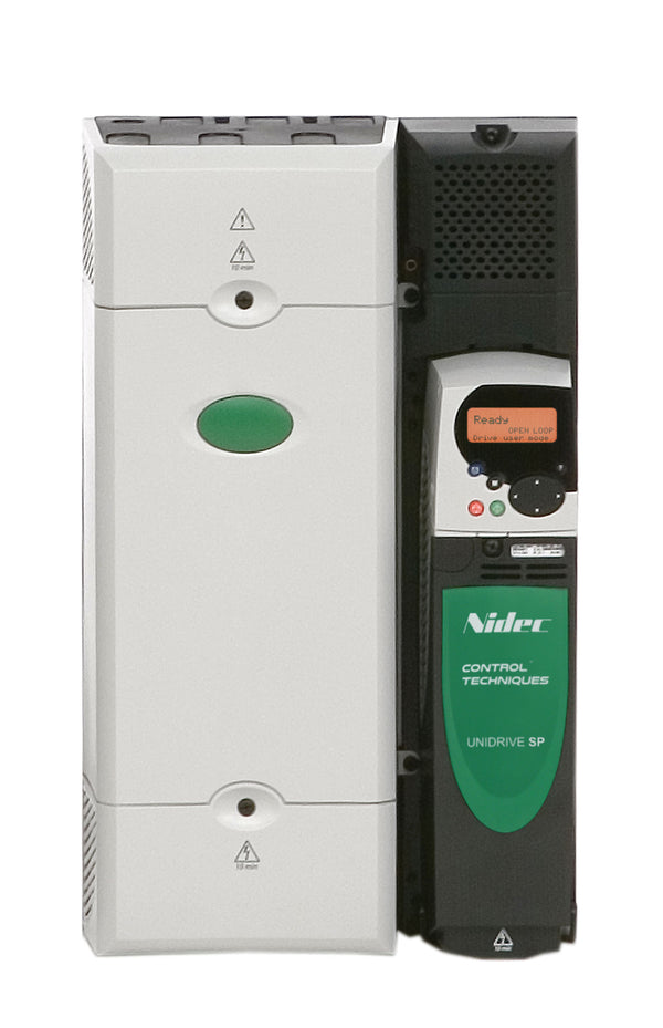 Control Techniques SP4403-HF Unidrive SP High Frequency (>550 Hz)  without Keypad, 460Vac, Max Cont Output Current (hp): Normal Duty -104A (75hp), Heavy Duty -96A (75hp)