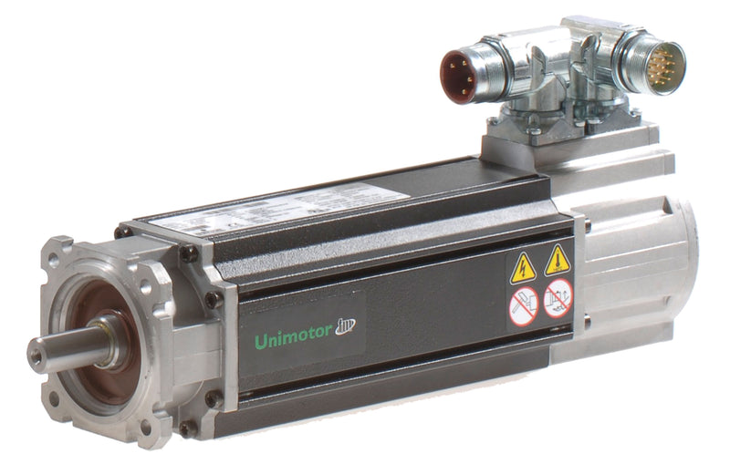 Control Techniques 075U3B305CFAEA075140 Unimotor FM Servo Motor,460VAC, 75mm Frame,20.4lb-in (2.3Nm),1.7A,3krpm,resolver,24VDC holding brake,90° power, signal vert.,Full and 1/2 key supplied,std inertia, 75mm BCD,14mm shaft dia.