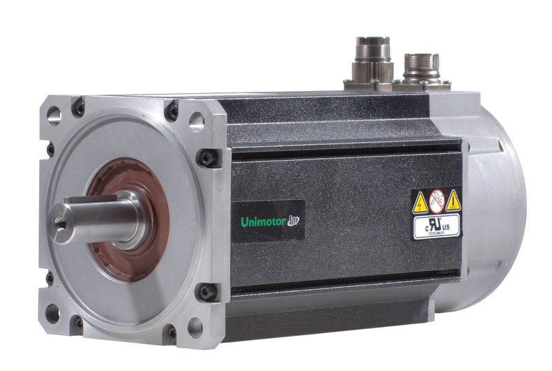 Nidec-Control Tech 142U3E300BARAB165240 Unimotor FM Servo Motor,460VAC, 142mm Frame,161.1lb-in (18.2Nm),15.6A,3krpm,Hiperface multi-turn,no brake,90° conns,Key installed,high inertia, 165mm  BCD,24mm shaft dia.