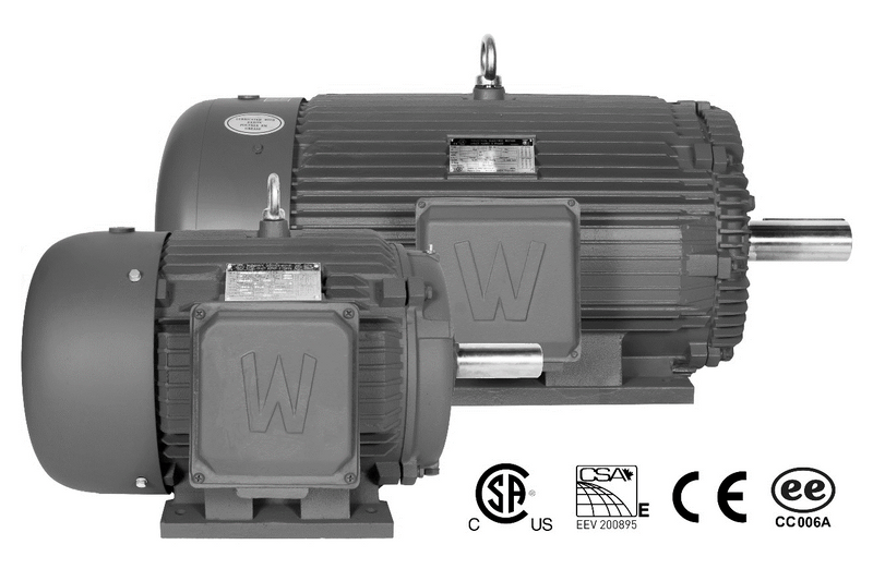 Worldwide Electric - WORLDWIDE PREMIUM EFFICIENCY MOTORS: PEWWE7.5-36-213T 7.5HP